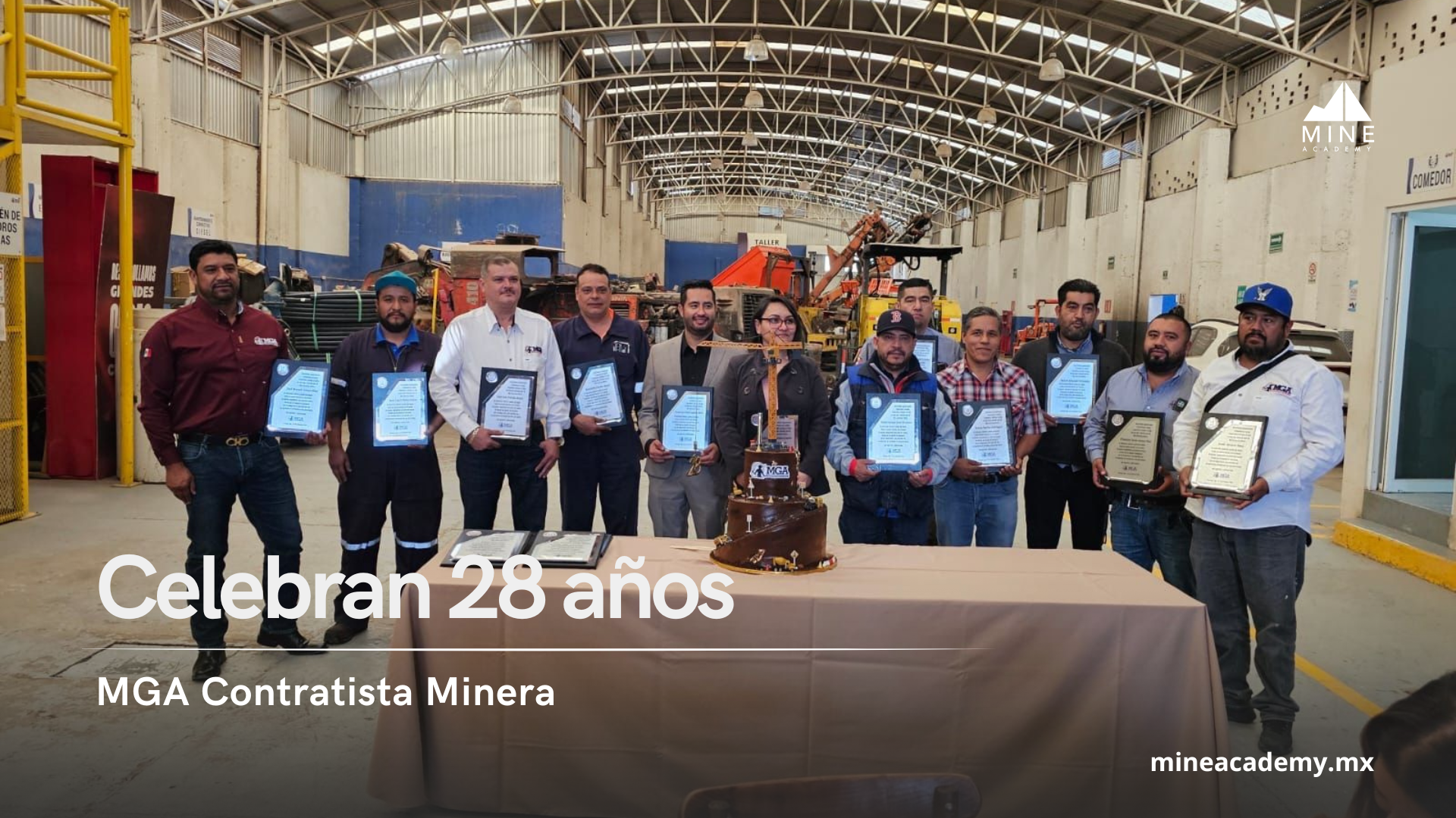 MGA Contratista Minera celebra 28 años de trayectoria