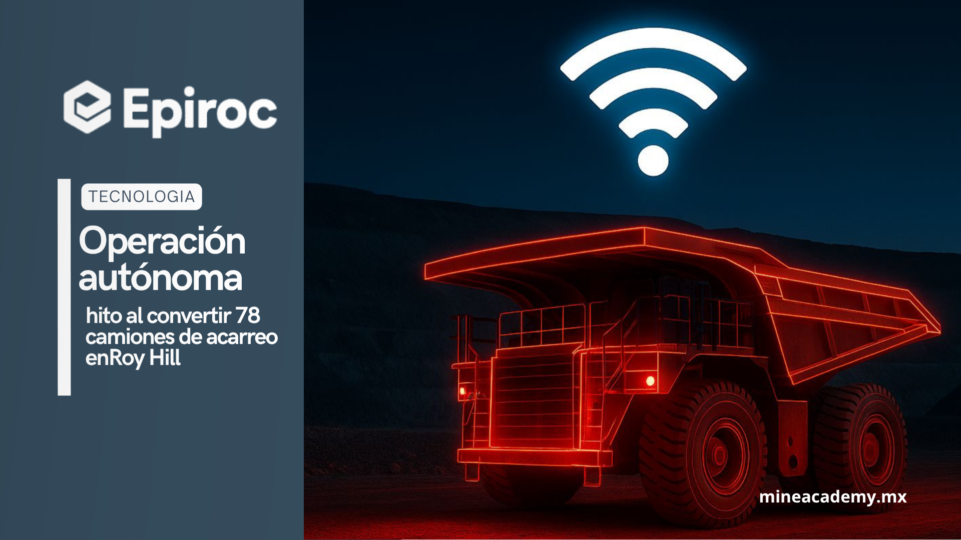Epiroc marca un hito al convertir 78 camiones de acarreo a operación autónoma en Roy Hill