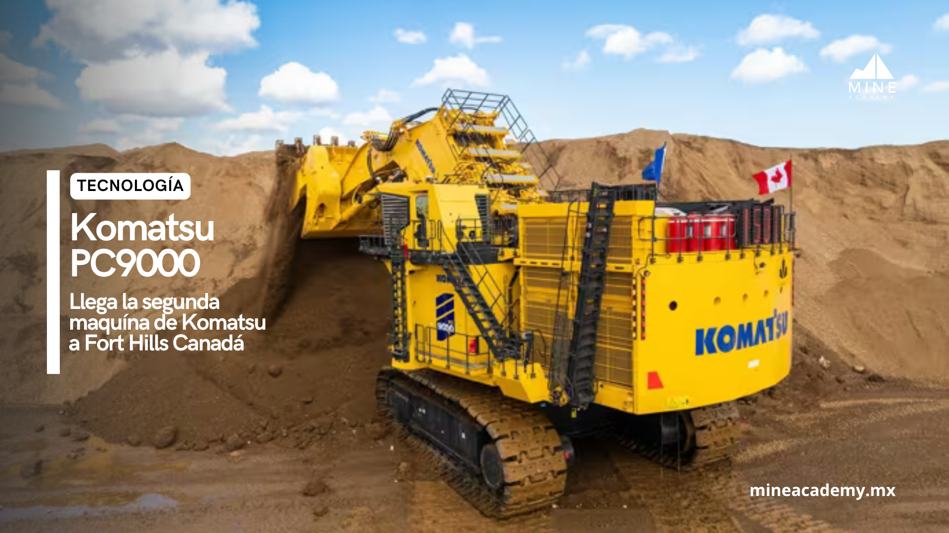 Llega a Fort Hills la segunda Komatsu PC9000.