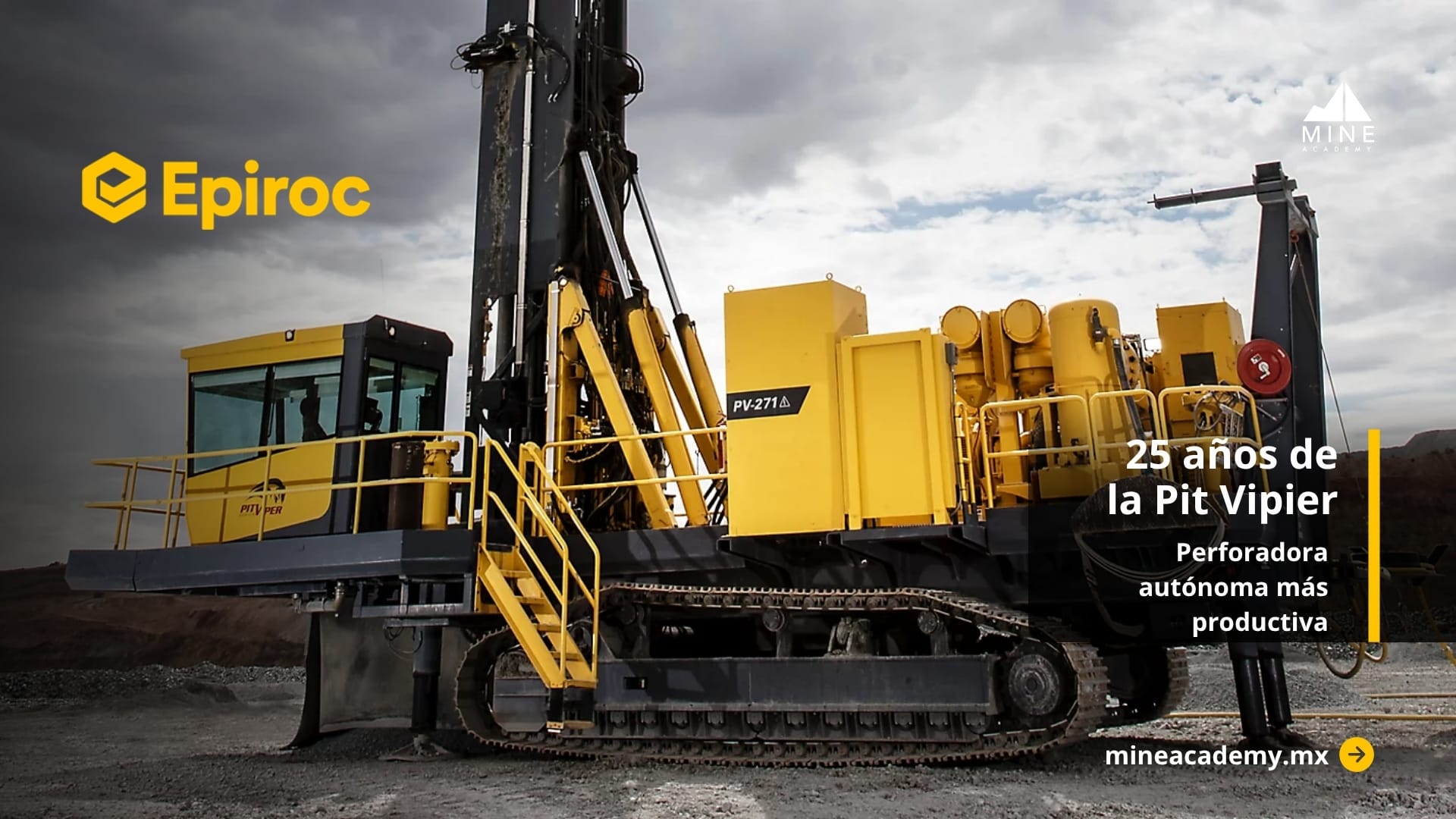 Pit Viper cumple 25 años consolidada como la perforadora autónoma más productiva de Epiroc