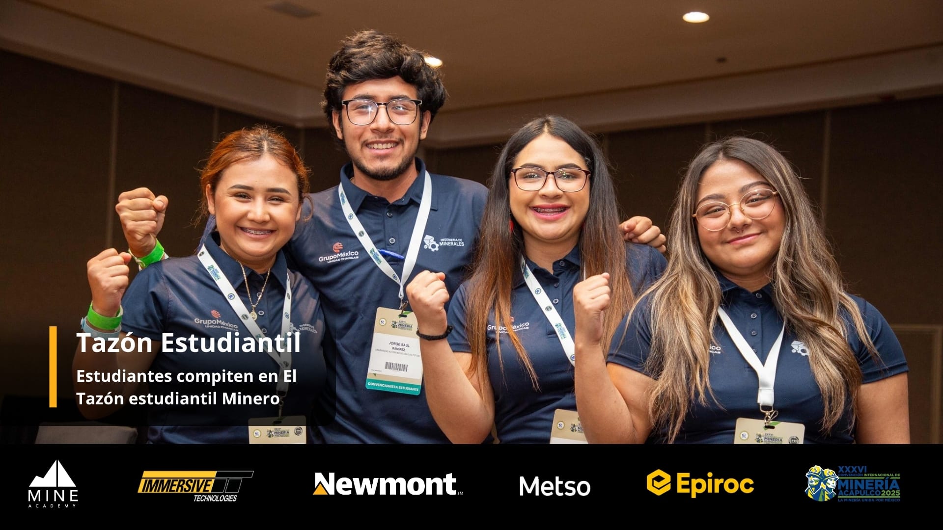 Estudiantes compiten en el IV Tazón Estudiantil previo a la Convención Minera 2025