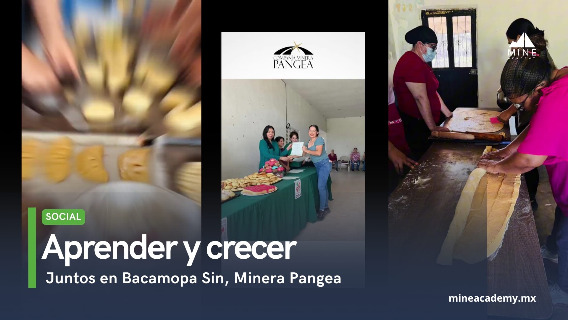 Aprender y crecer juntos en Bacamopa, Minera Pangea