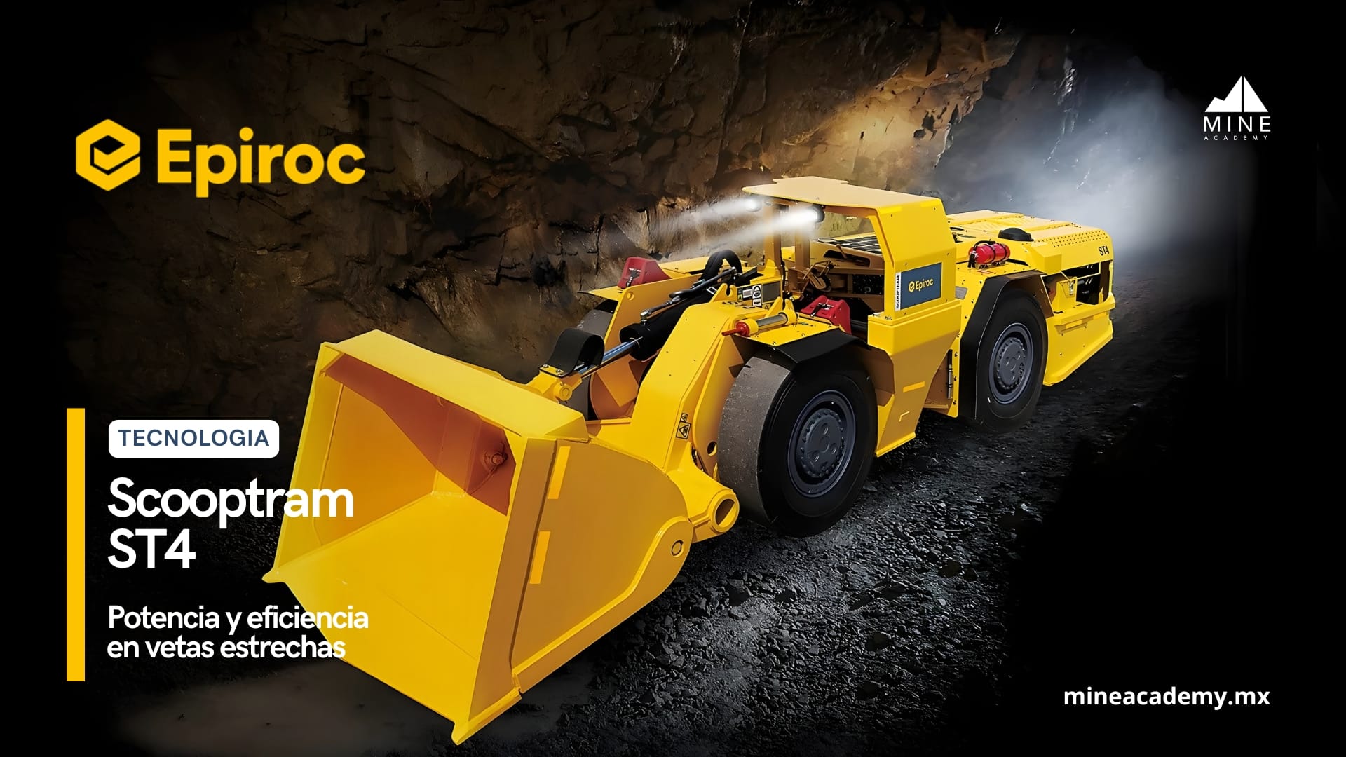 Epiroc presenta la nueva Scooptram ST4