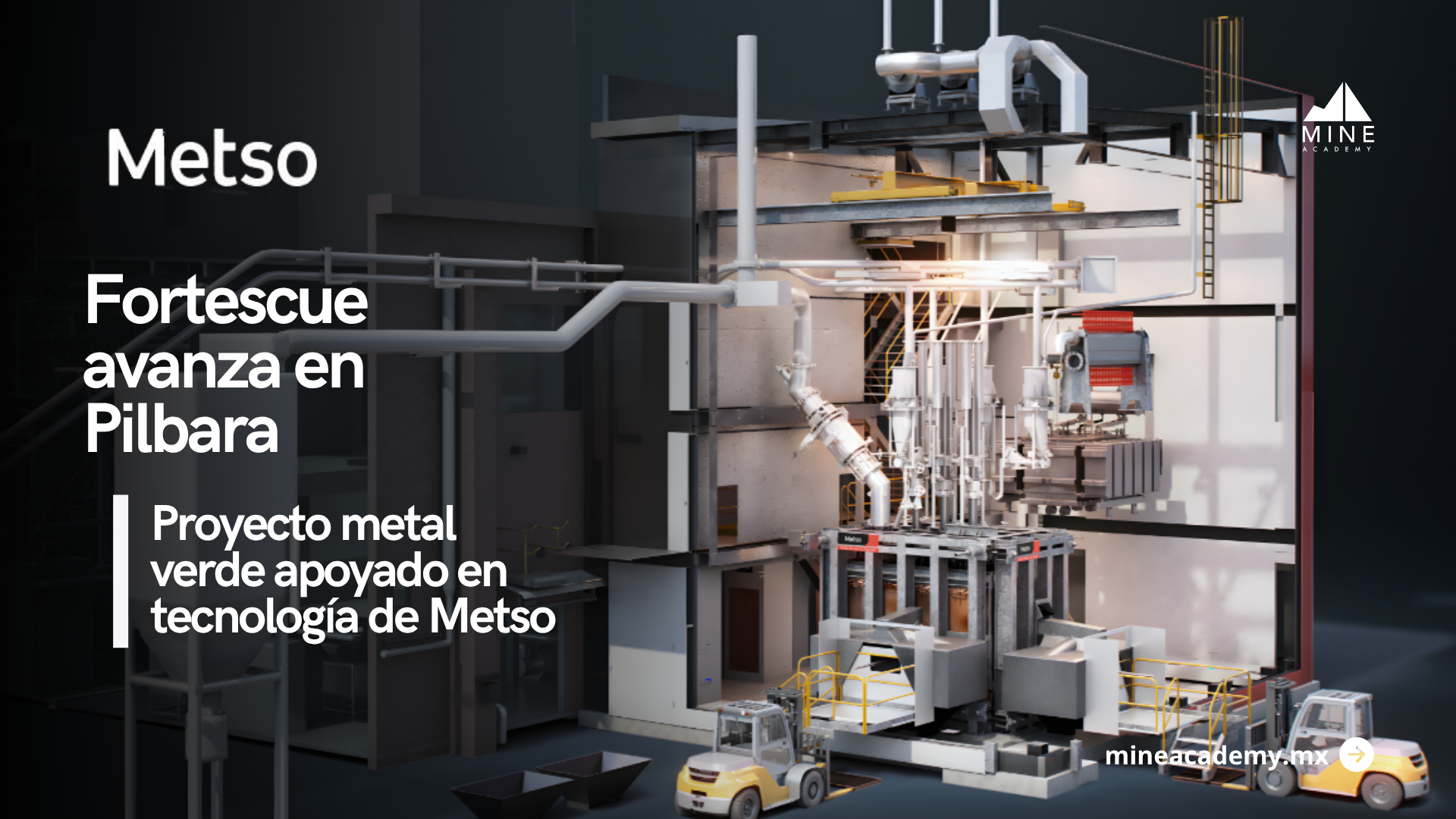 Fortescue avanza en Pilbara con proyecto de metal verde apoyado en tecnología de Metso