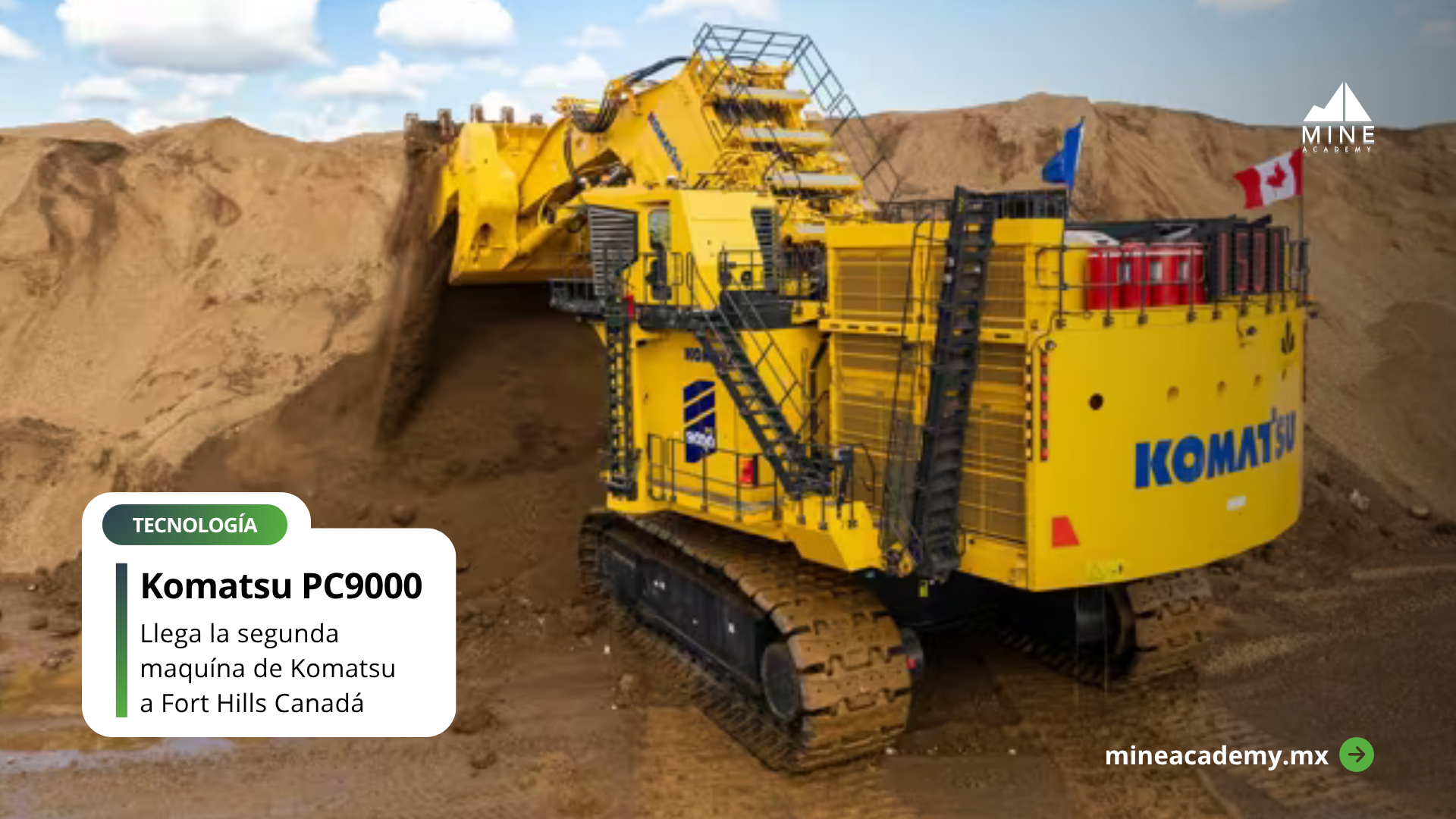 Llega a Fort Hills la segunda Komatsu PC9000.