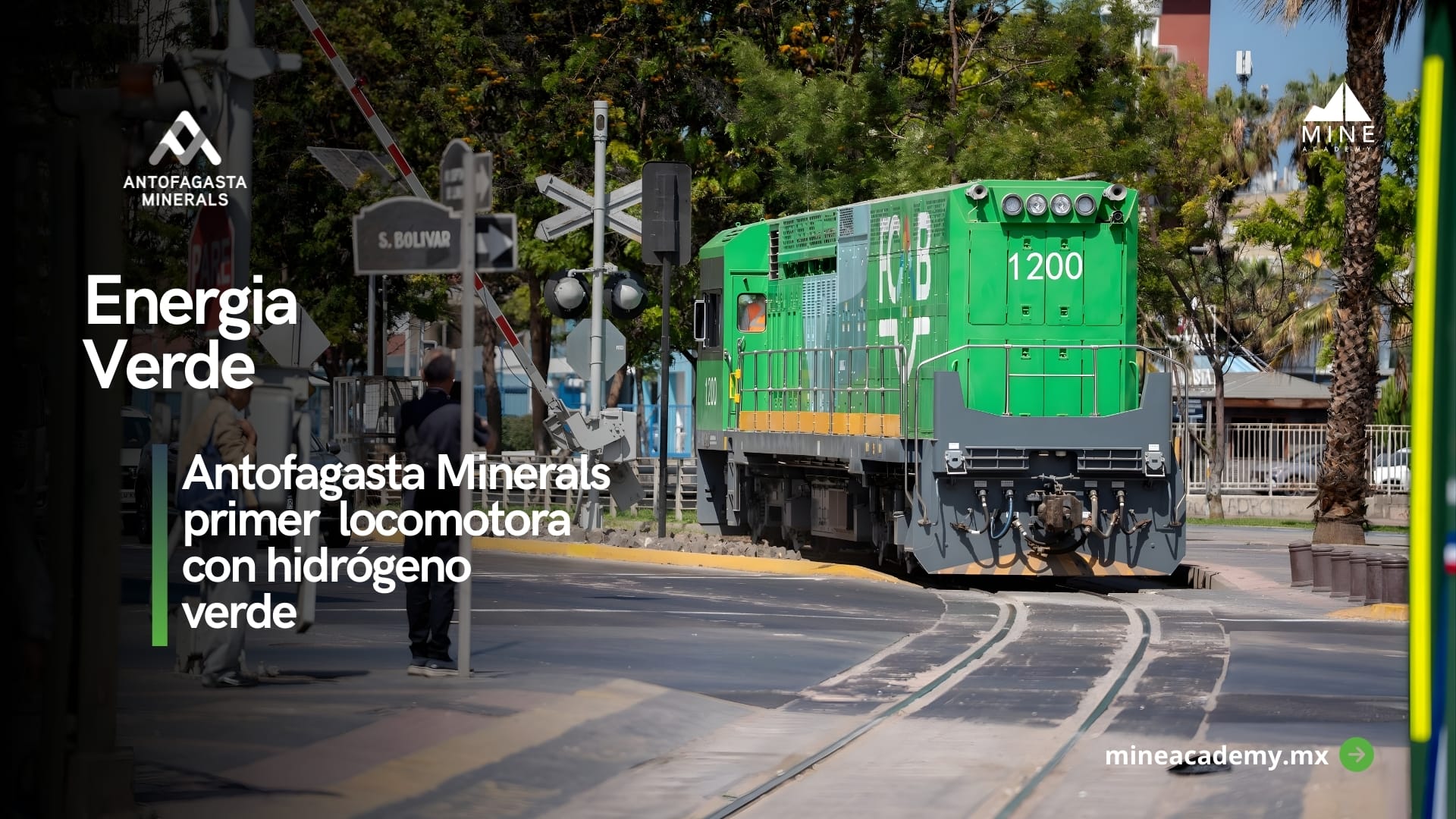 Antofagasta Minerals realiza el primer viaje ferroviario con hidrógeno verde en Latinoamérica