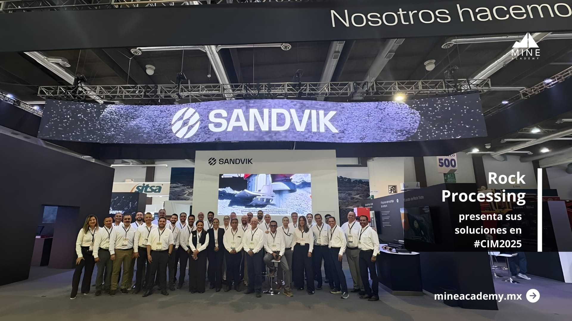 Sandvik Rock Processing presenta sus soluciones en Acapulco