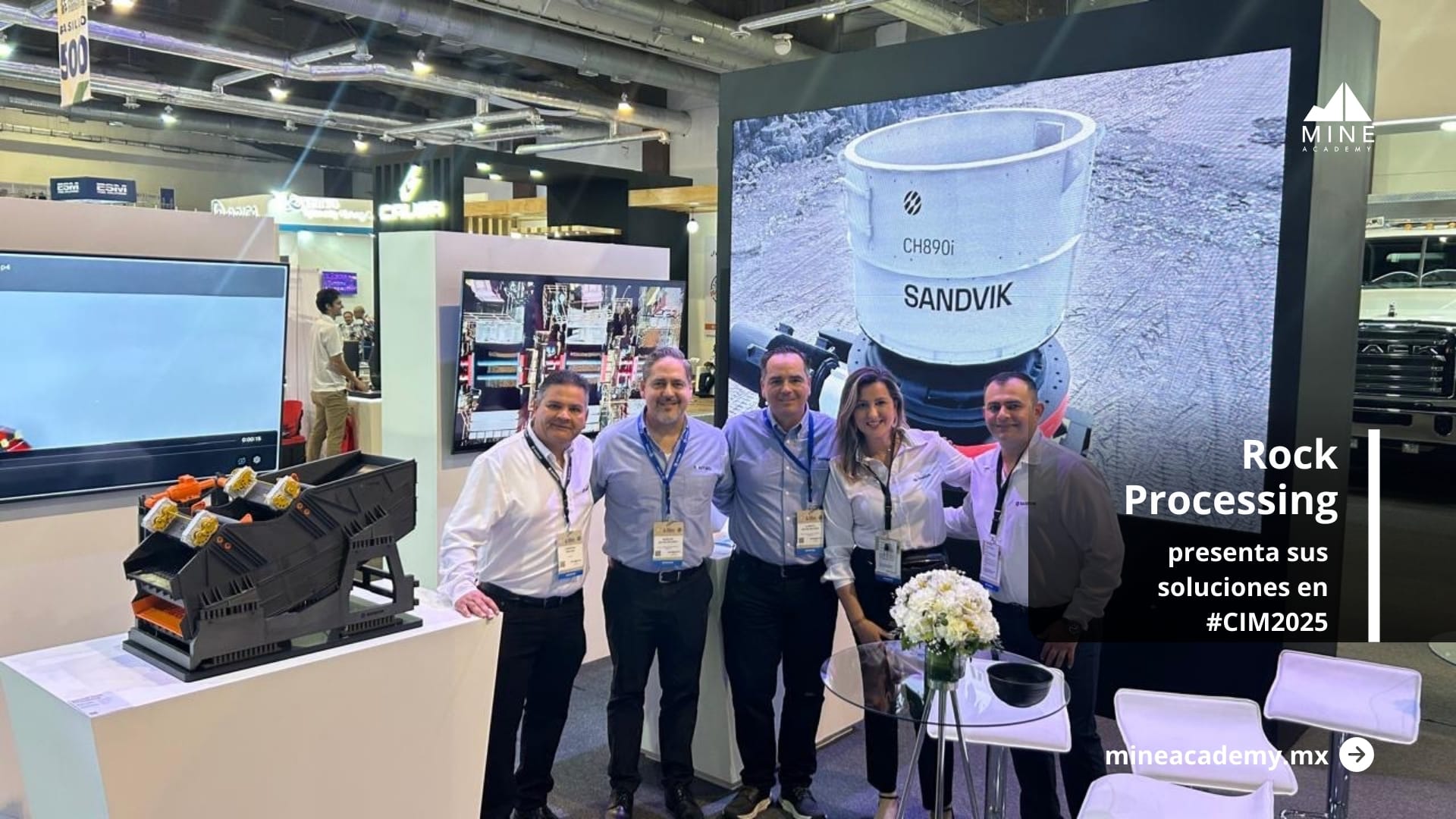 Sandvik Rock Processing presenta sus soluciones en Acapulco