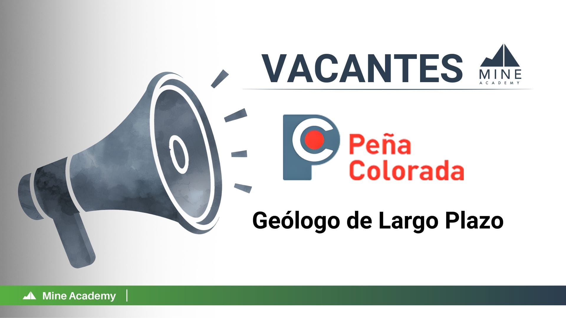 Oportunidad Laboral Peña Colorada