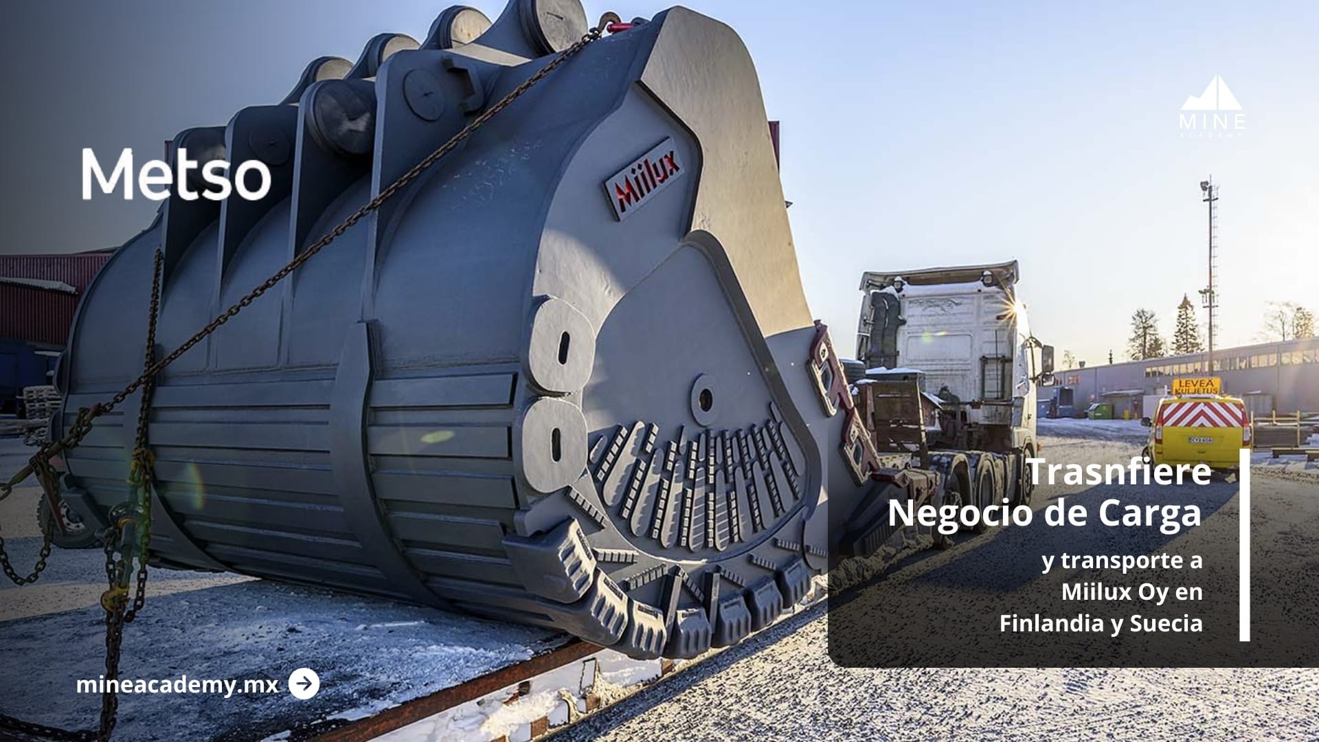 Metso transfiere su negocio de carga y transporte a Miilux Oy