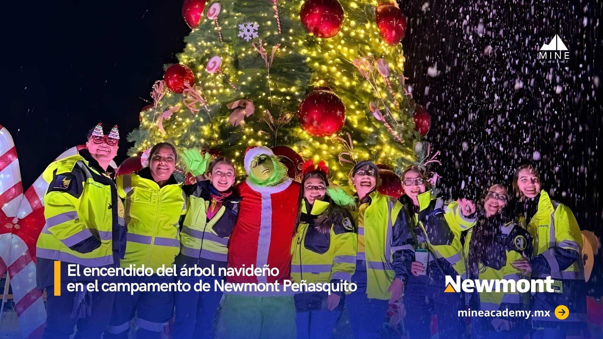 Un momento de unión en Newmont Peñasquito