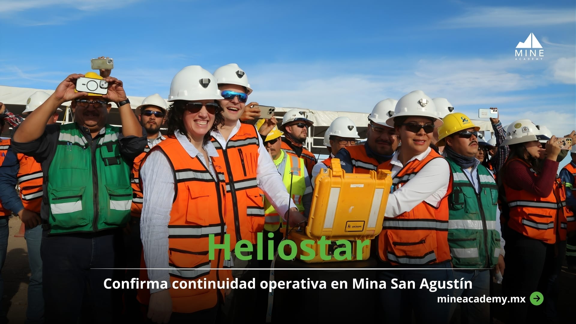 Heliostar extiende un año la vida productiva de Mina San Agustín