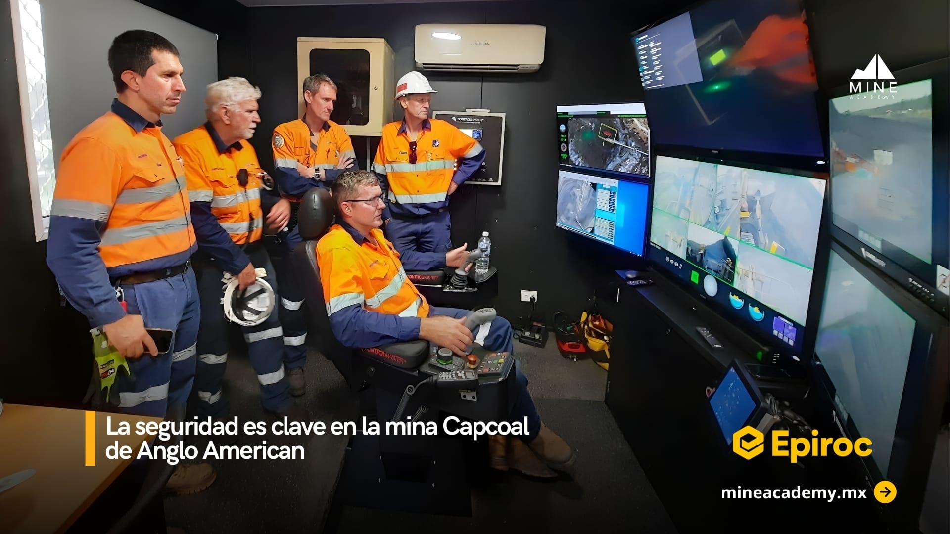 Anglo American incorpora telecontrol AutoNav Tele de Epiroc en bulldozer Komatsu D475