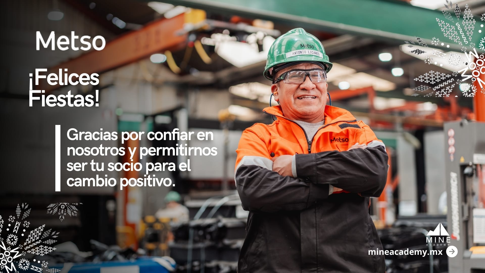 Metso: Gracias por un año de trabajo conjunto.