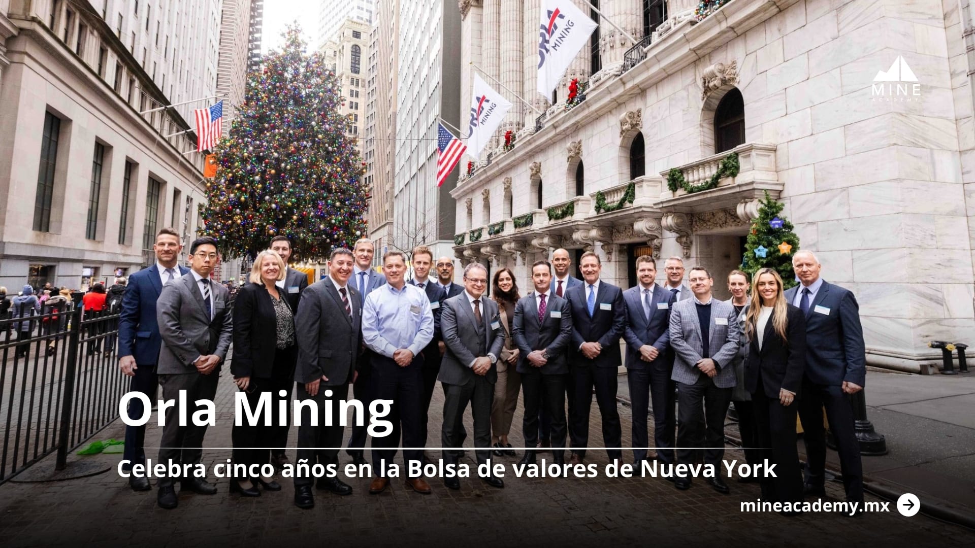 Orla Mining celebra cinco años en la Bolsa de valores de Nueva York