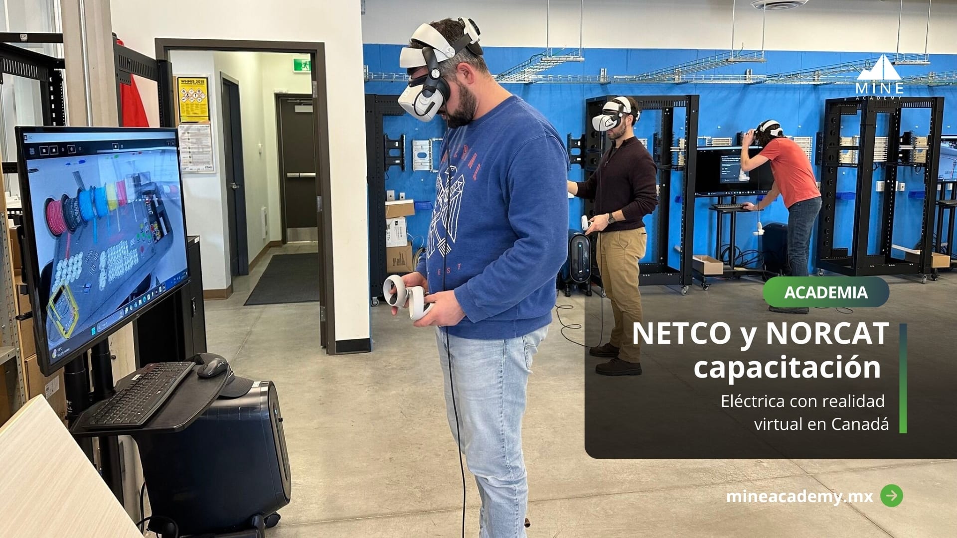 NETCO y NORCAT impulsan la capacitación eléctrica con realidad virtual en Canadá