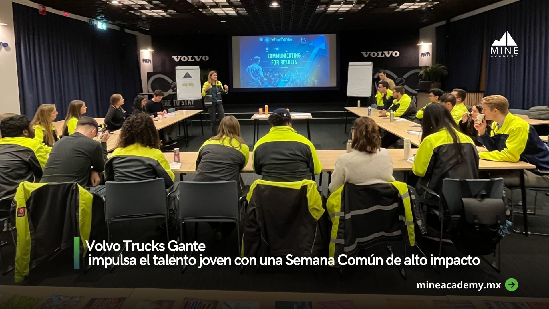 Volvo Trucks Gante impulsa el talento joven con una Semana Común de alto impacto