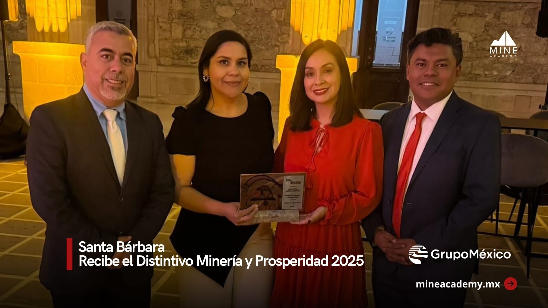 Santa Bárbara de Grupo México recibe el Distintivo Minería y Prosperidad 2025