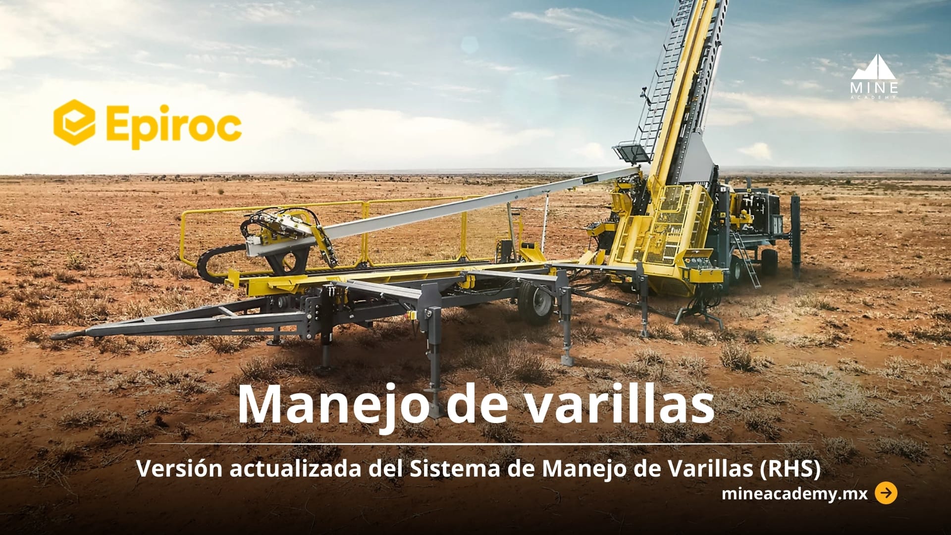 Epiroc presenta sistema actualizado de manejo de varillas