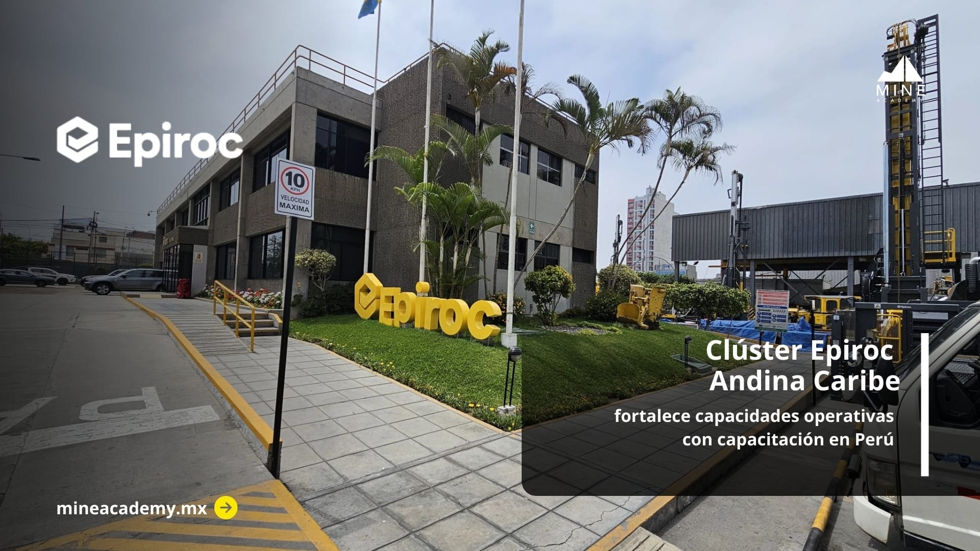 Epiroc Andina Caribe fortalece capacidades operativas con capacitación en Perú