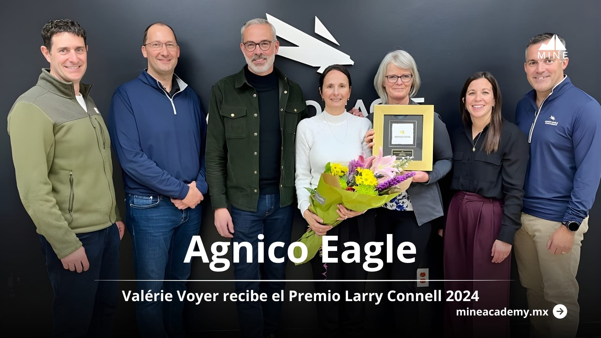Agnico Eagle distingue a Valérie Voyer con premio a la excelencia colaborativa