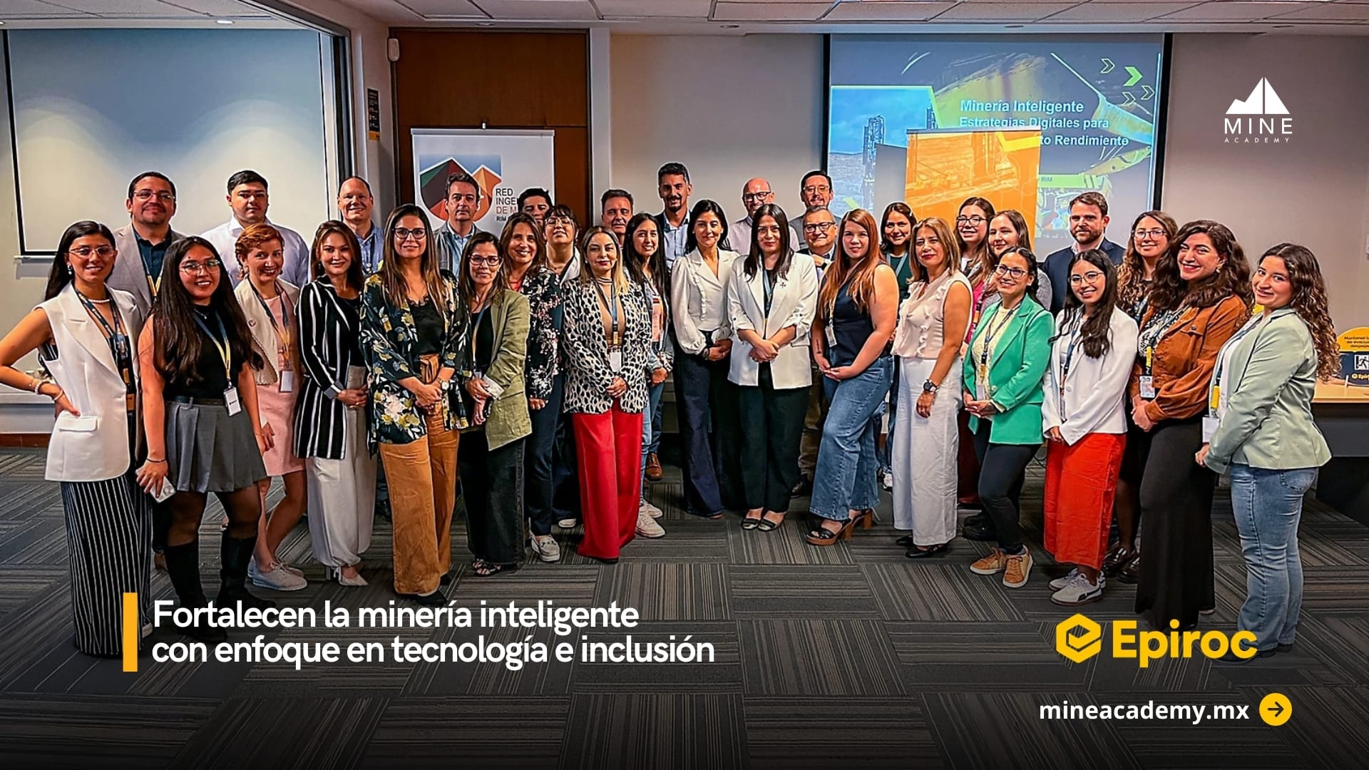 Epiroc y la Red de Ingenieras de Minas fortalecen la minería inteligente con enfoque en tecnología e inclusión