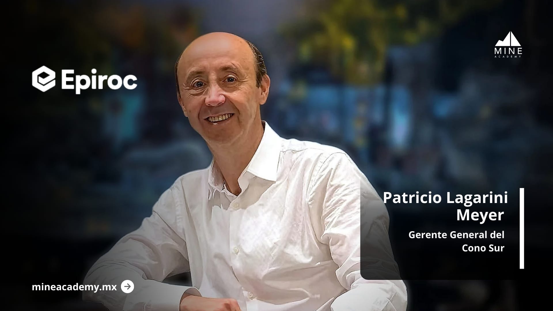 Epiroc designa a Patricio Lagarini Meyer como Gerente General del Cono Sur