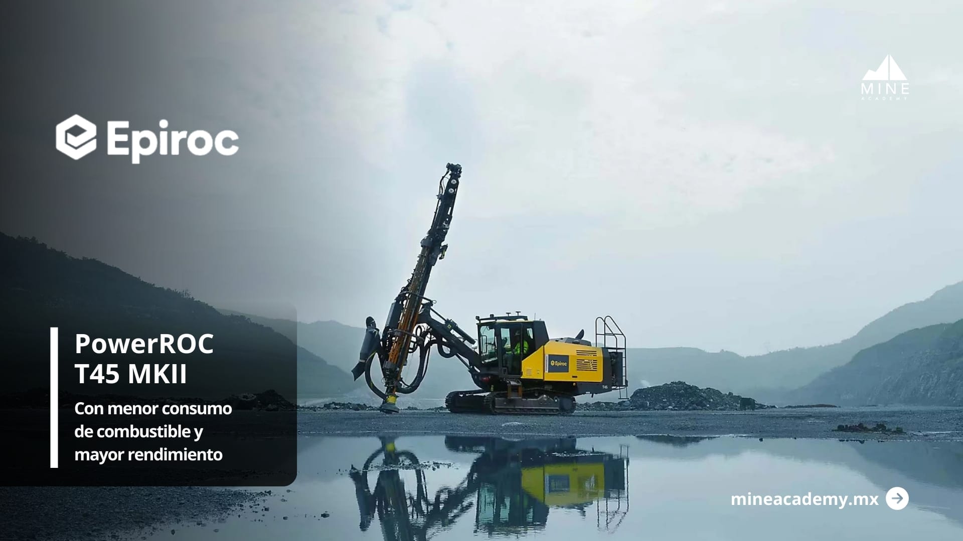 Epiroc presenta el nuevo PowerROC T45 MKII