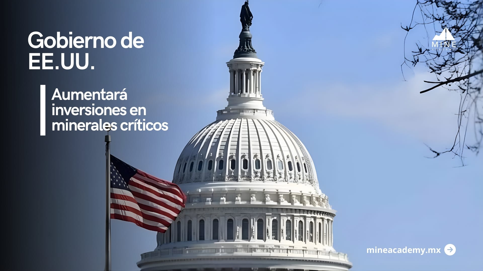 EE. UU. ampliará su participación accionaria en compañías de minerales críticos