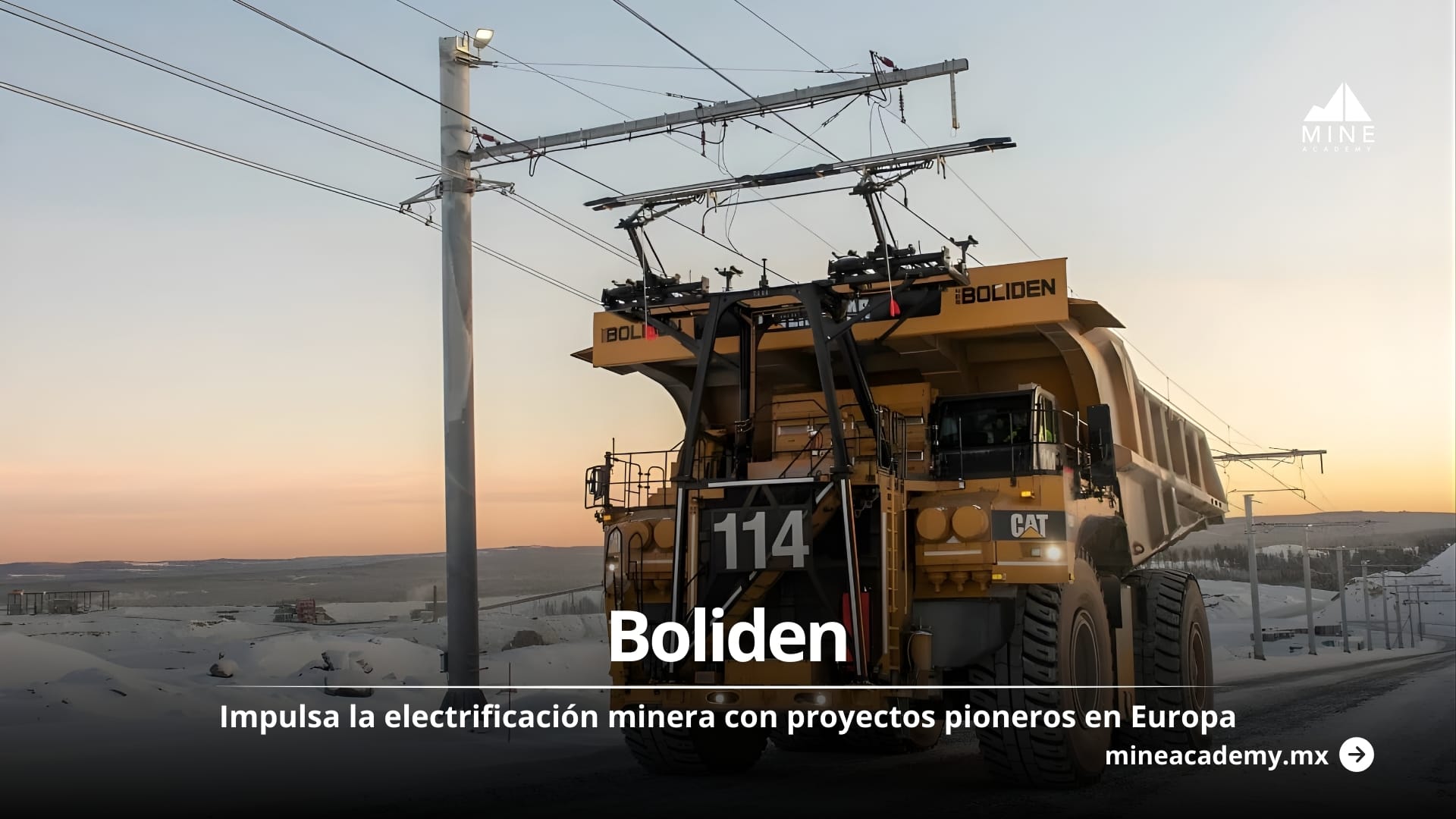 Boliden impulsa la electrificación minera con proyectos pioneros en Europa