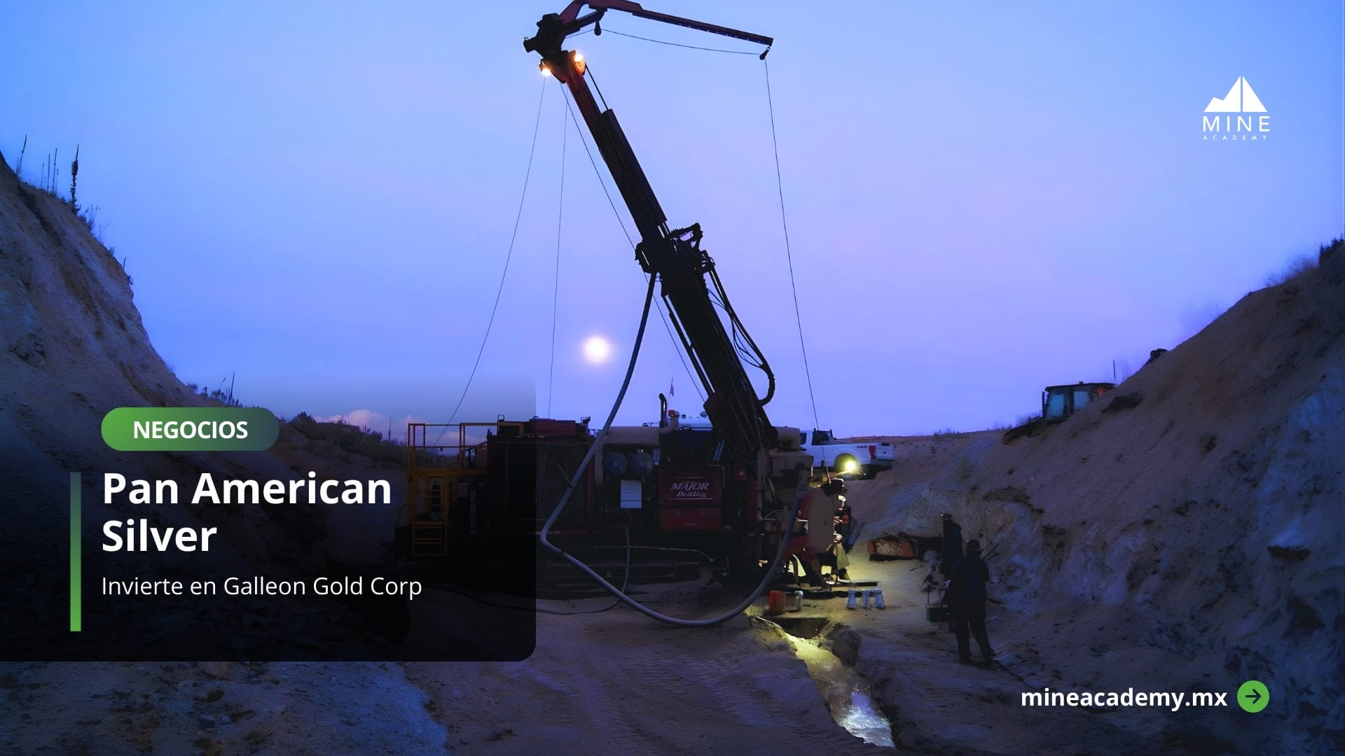 Pan American Silver invierte en Galleon Gold Corp