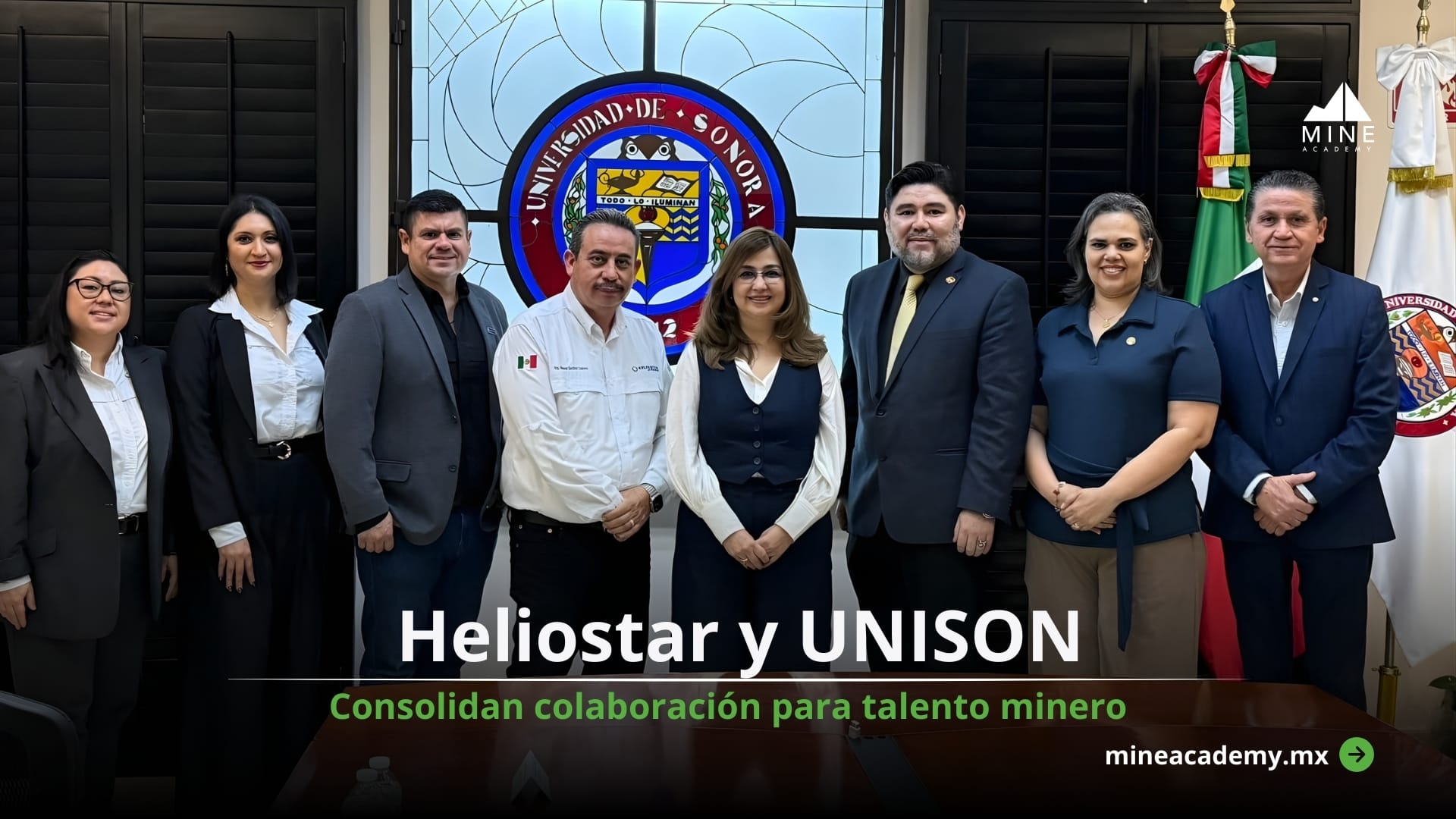 Heliostar y UNISON formalizan alianza académica