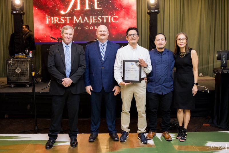 First Majestic reconoce a superintendente de Cerro Los Gatos por innovación operativa