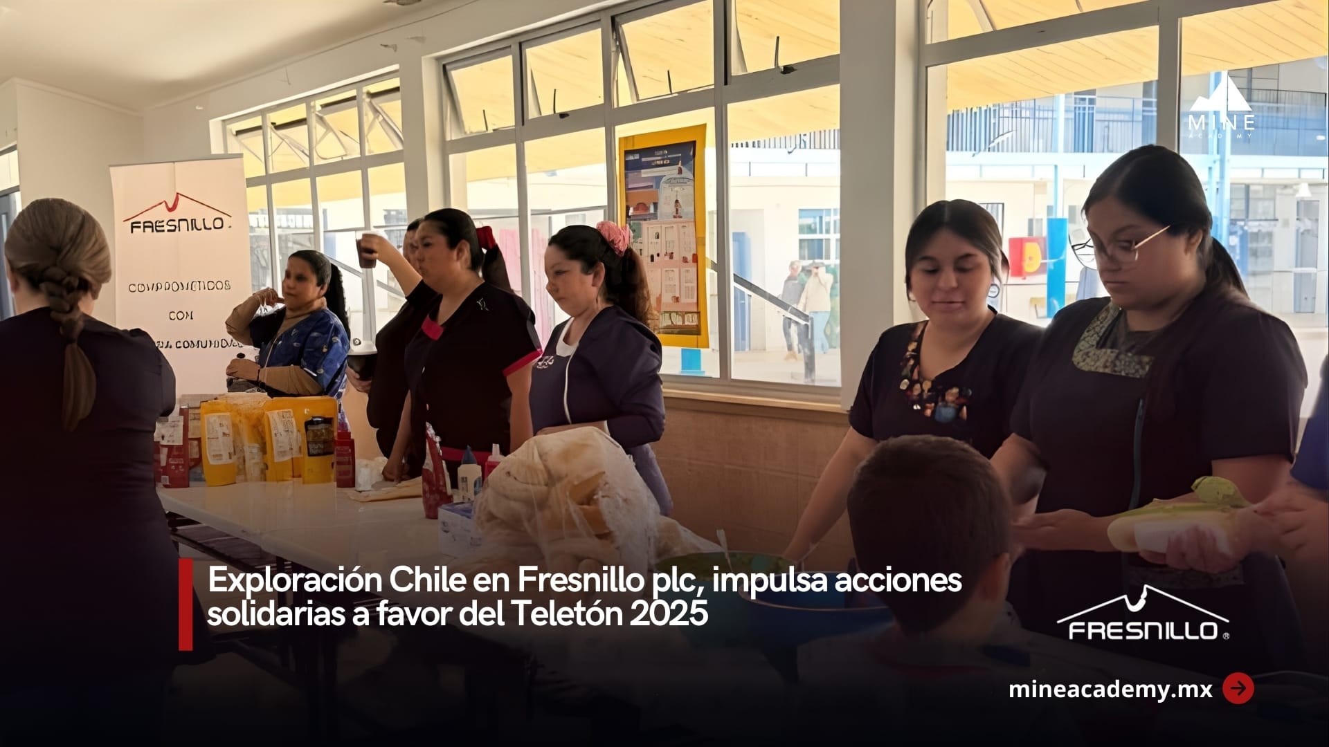 Exploración Chile en Fresnillo plc, impulsa acciones solidarias a favor del Teletón 2025