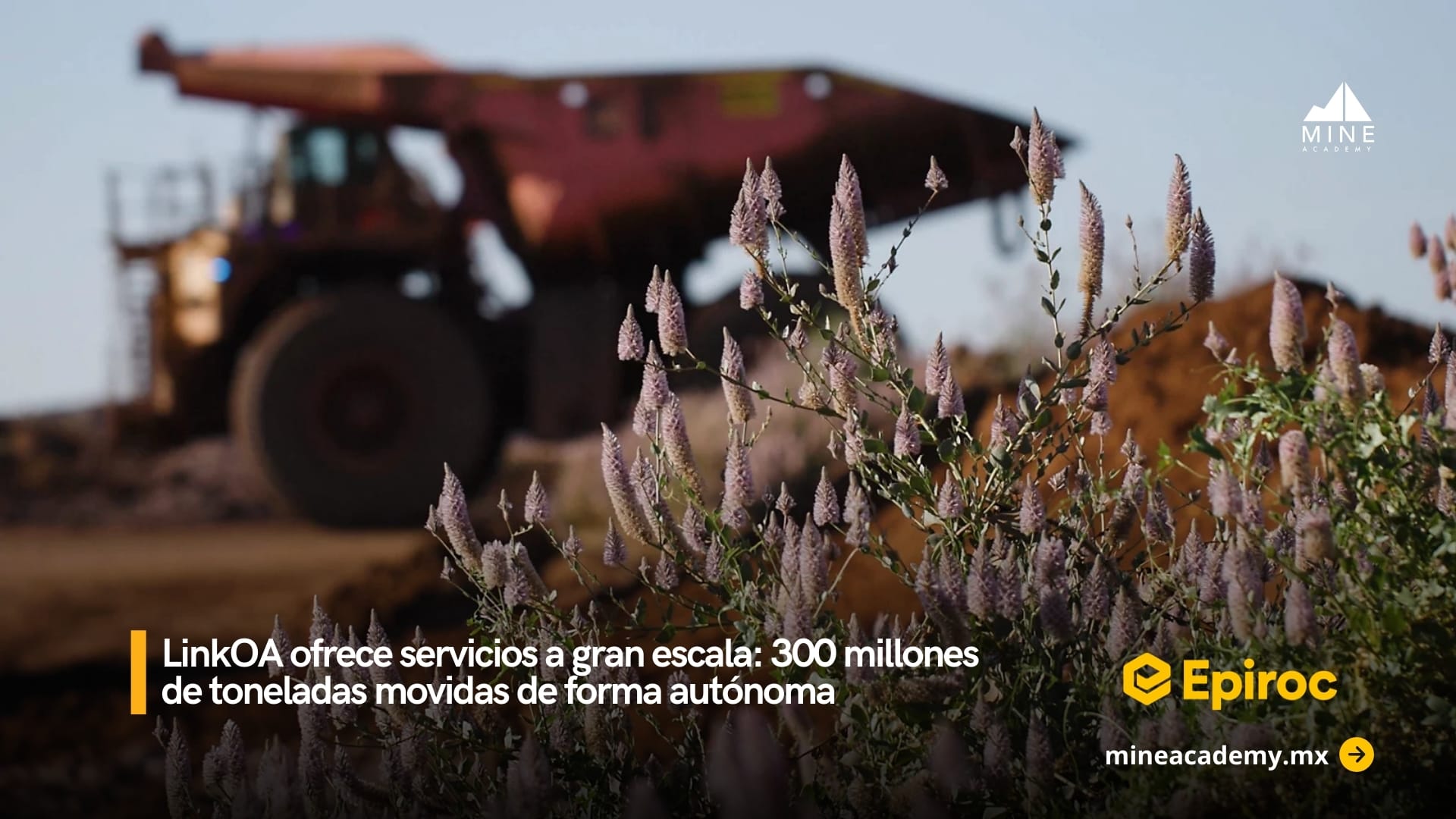 LinkOA ofrece servicios a gran escala: 300 millones de toneladas movidas de forma autónoma