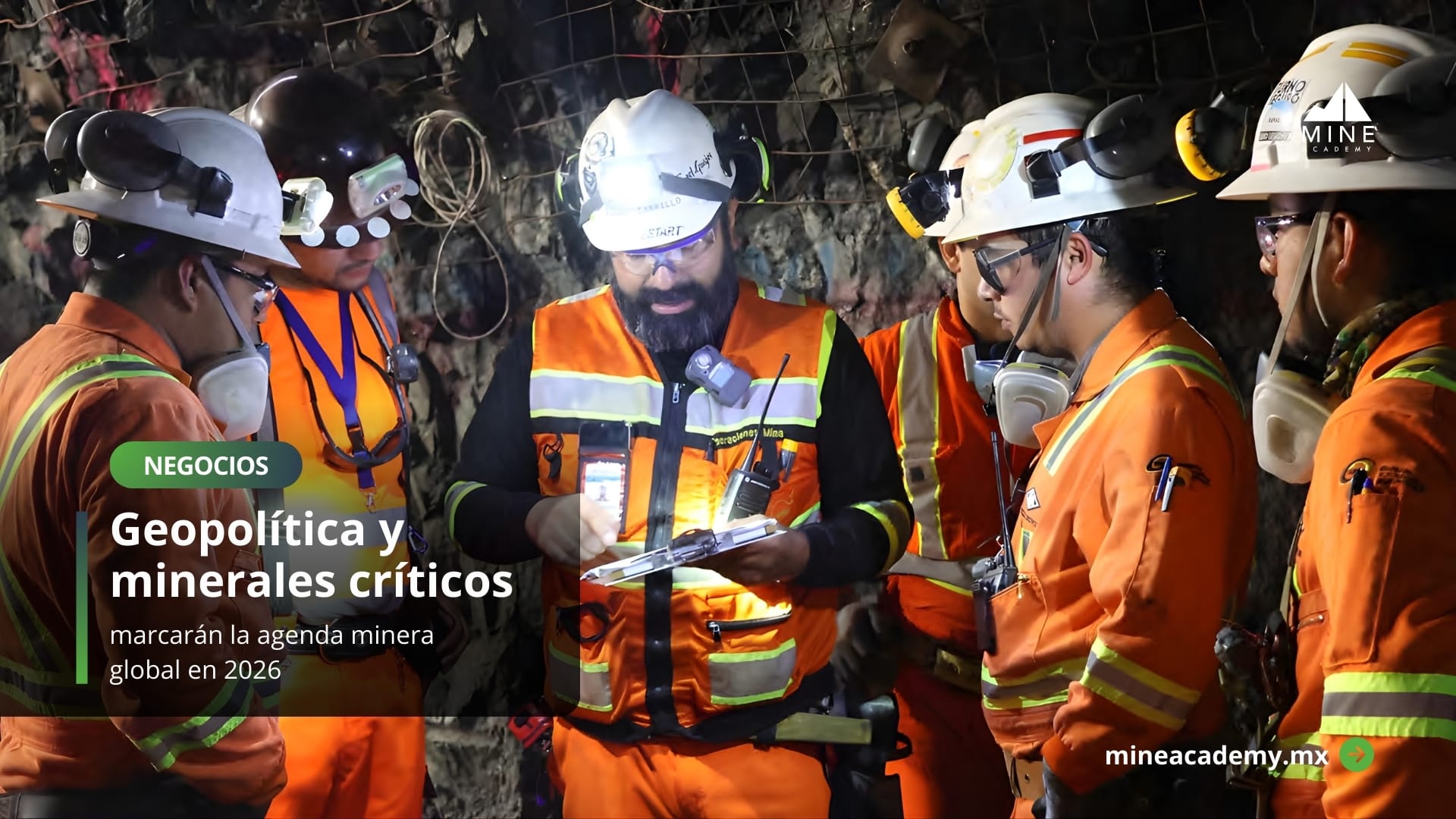 Geopolítica y minerales críticos marcarán la agenda minera global en 2026