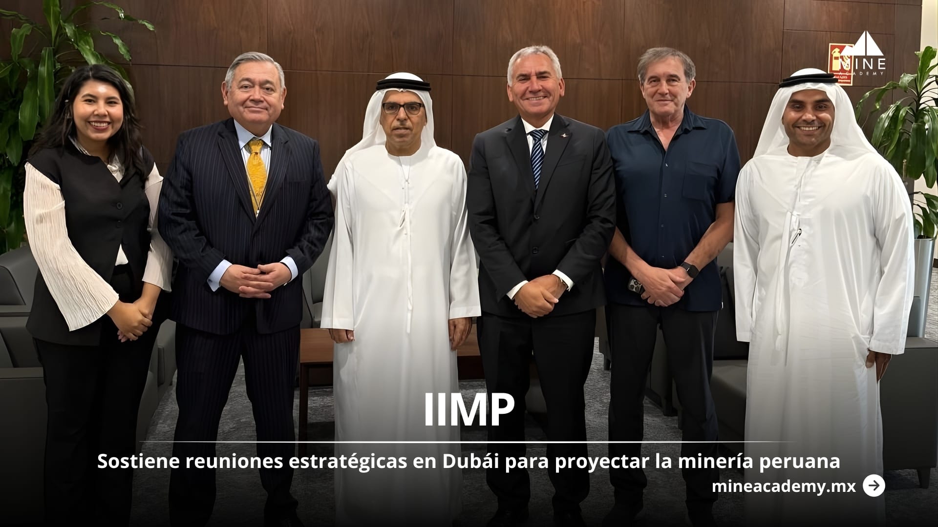 Instituto de Ingenieros de Minas del Perú fortalece agenda internacional en Medio Oriente