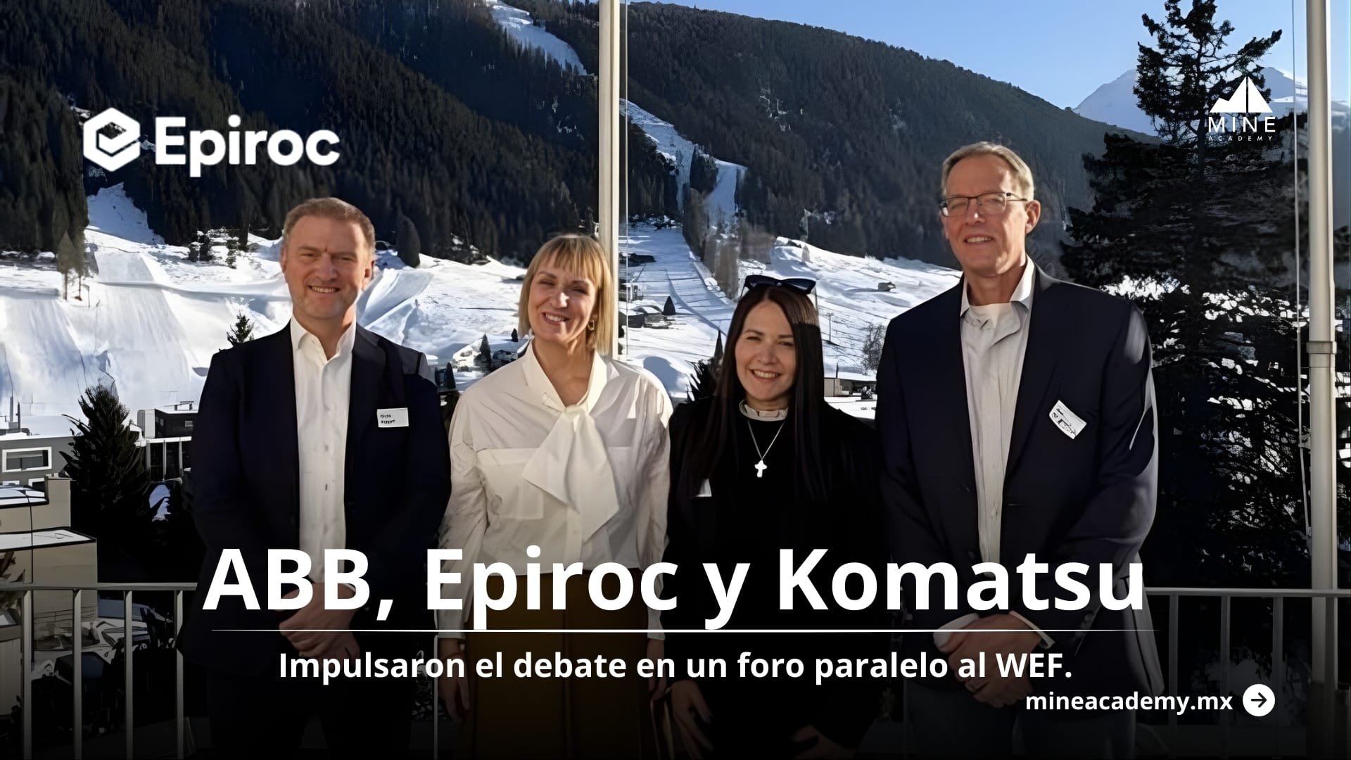 Foro paralelo en Davos posiciona la electrificación como eje clave para la minería