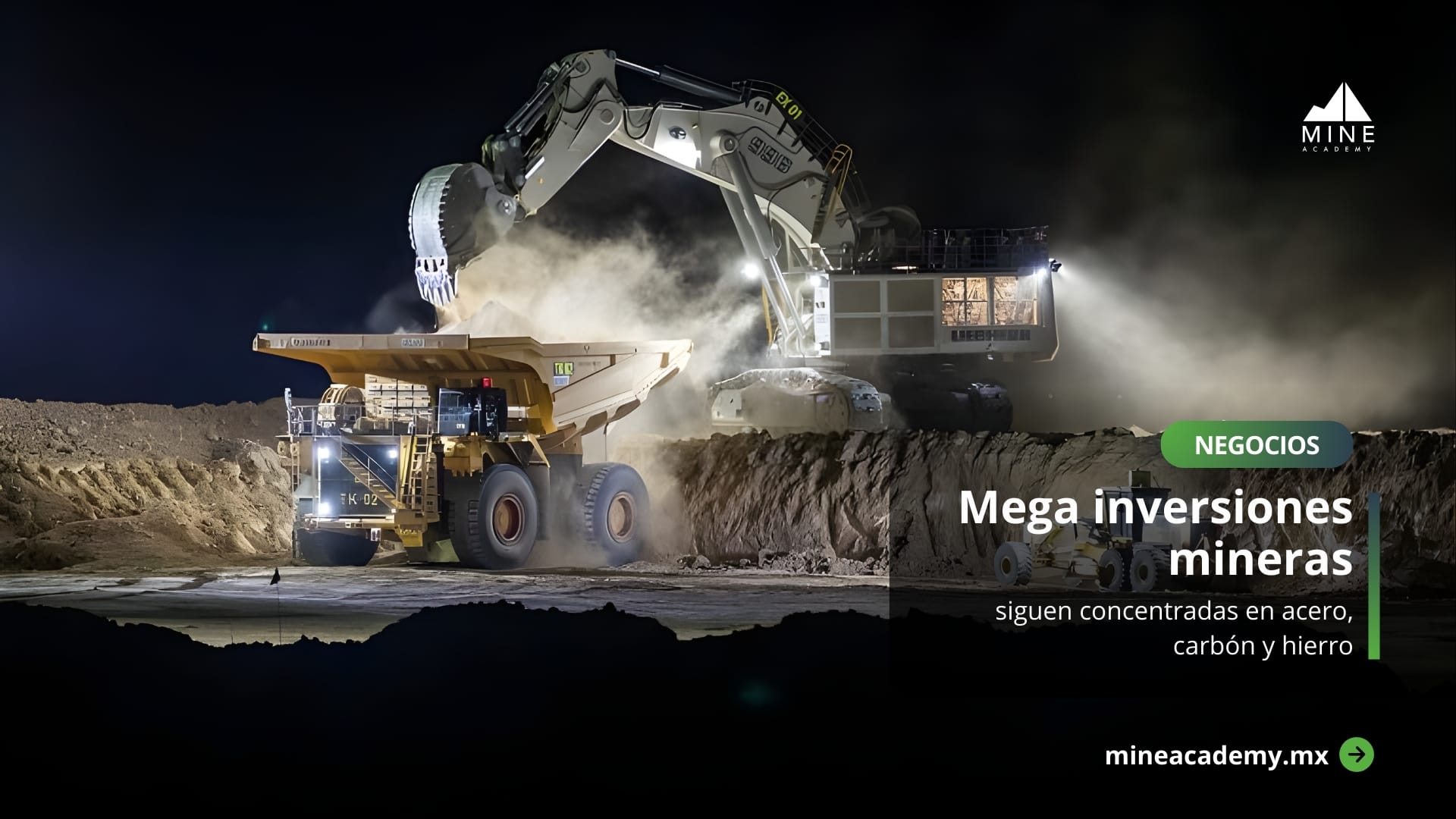 Mega inversiones mineras siguen concentradas en acero, carbón y hierro