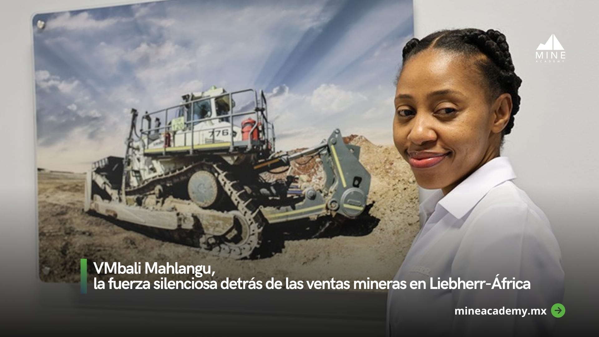 Mbali Mahlangu, la fuerza silenciosa detrás de las ventas mineras en Liebherr-África