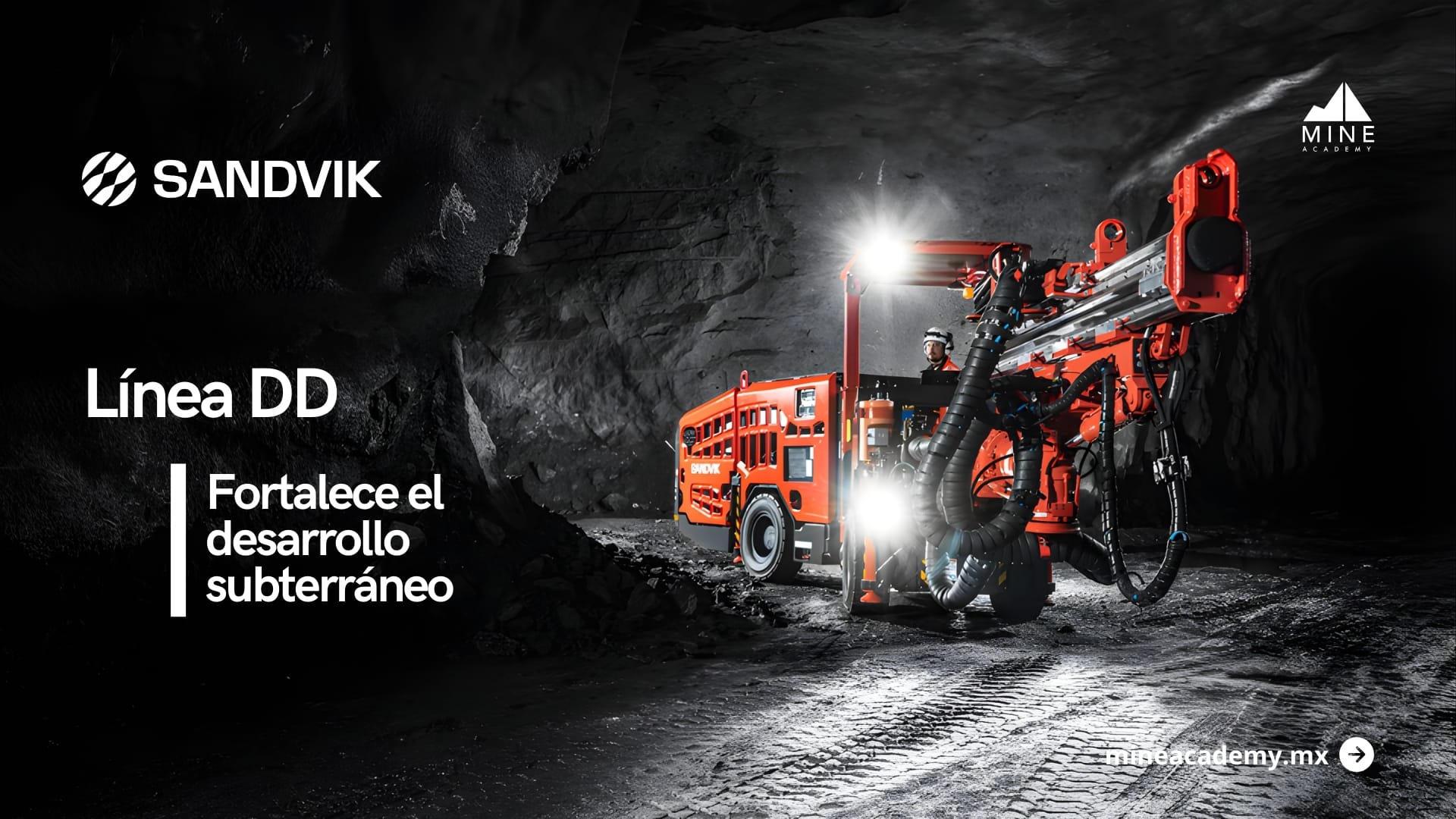 Sandvik fortalece el desarrollo subterráneo con su línea DD