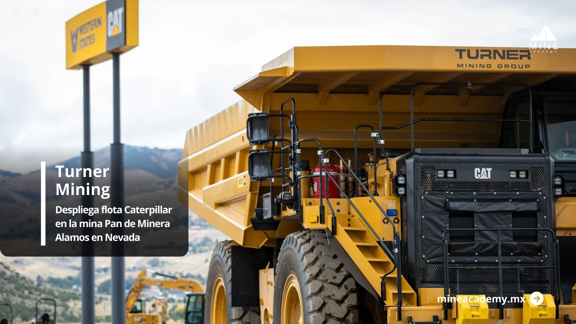Turner Mining despliega flota Caterpillar en la mina Pan y respalda expansión de Minera Alamos en Nevada