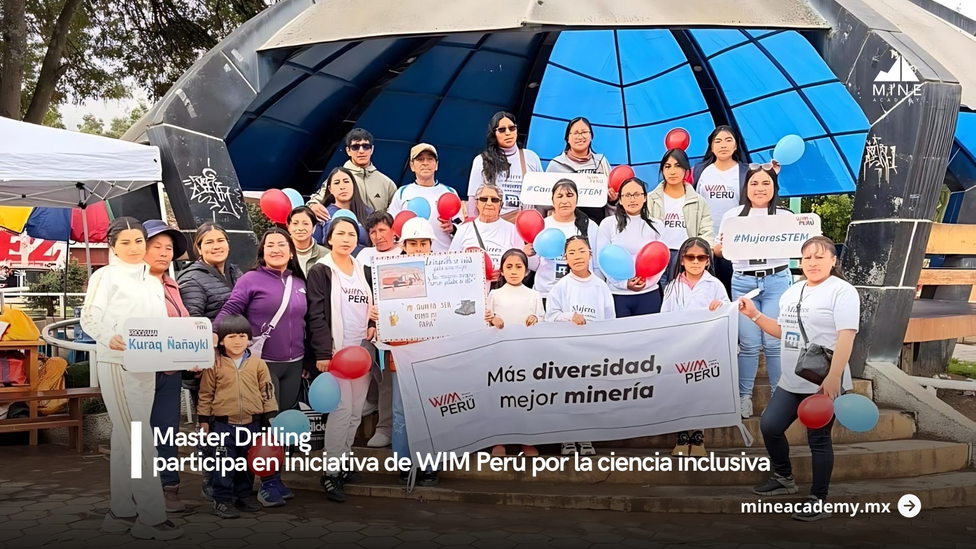 Master Drilling participa en la Caminata Mujer y Niña en la Ciencia en Perú