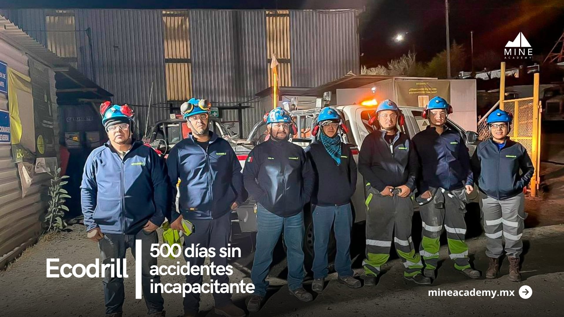 Ecodrill alcanza 500 días sin accidentes incapacitantes en proyecto de Capstone Copper