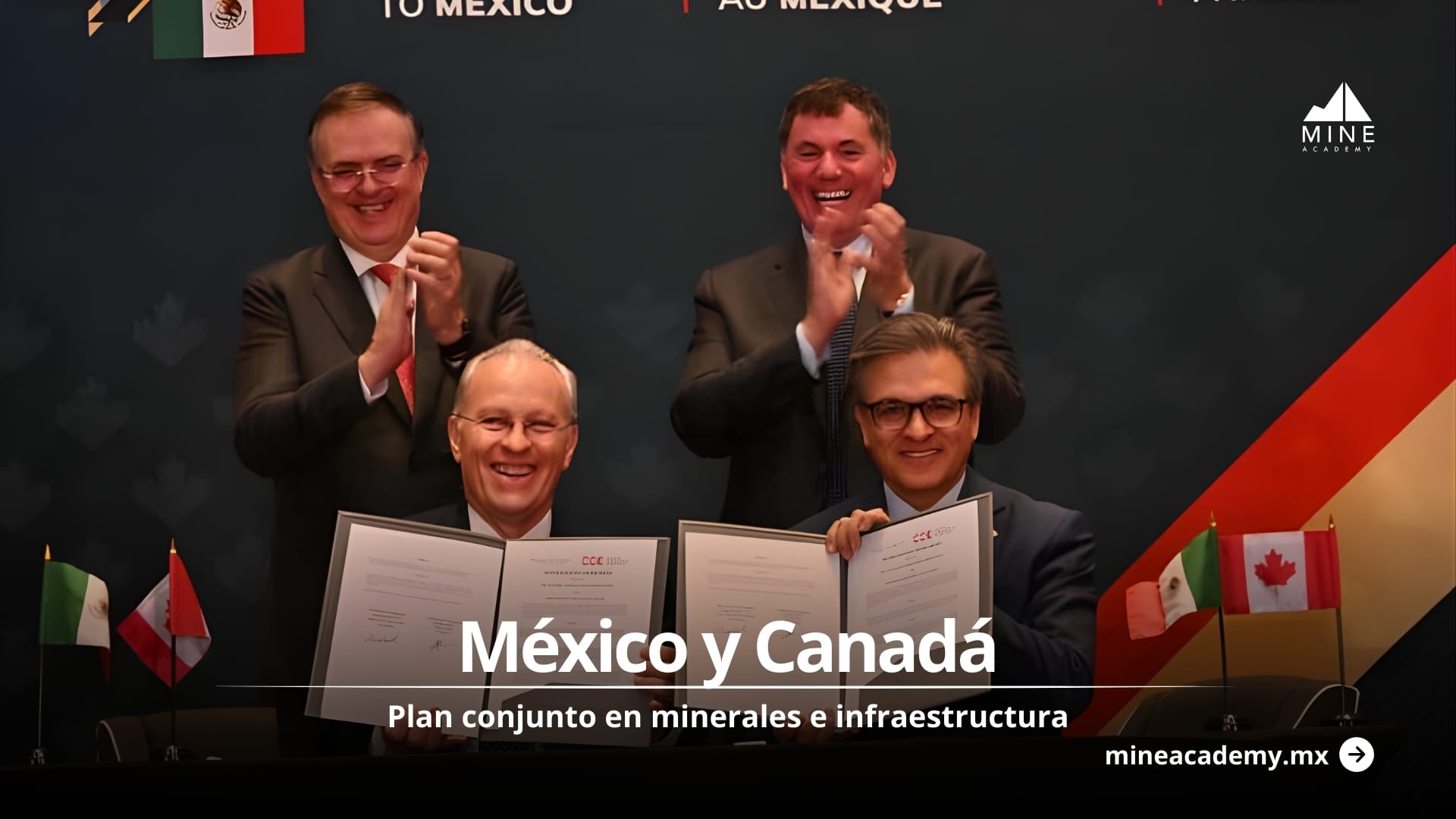 México y Canadá preparan plan conjunto en minerales e infraestructura