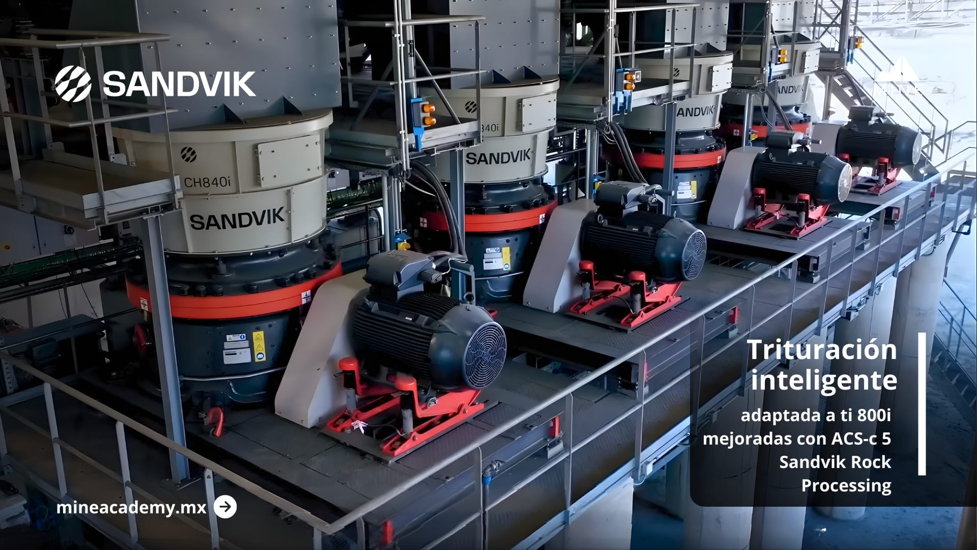 Trituración inteligente, adaptada a ti 800i mejoradas con ACS-c 5 Sandvik Rock Processing