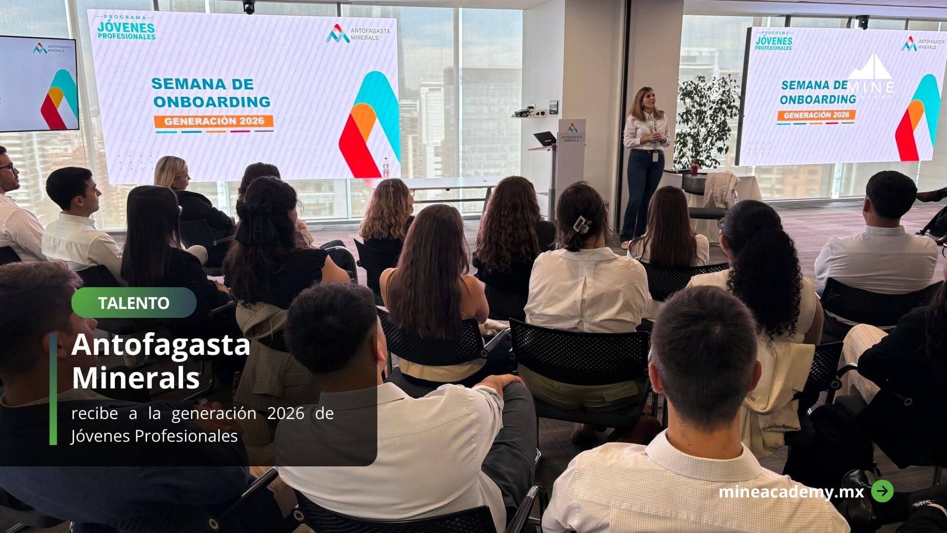 Antofagasta Minerals recibe a la generación 2026 de Jóvenes Profesionales