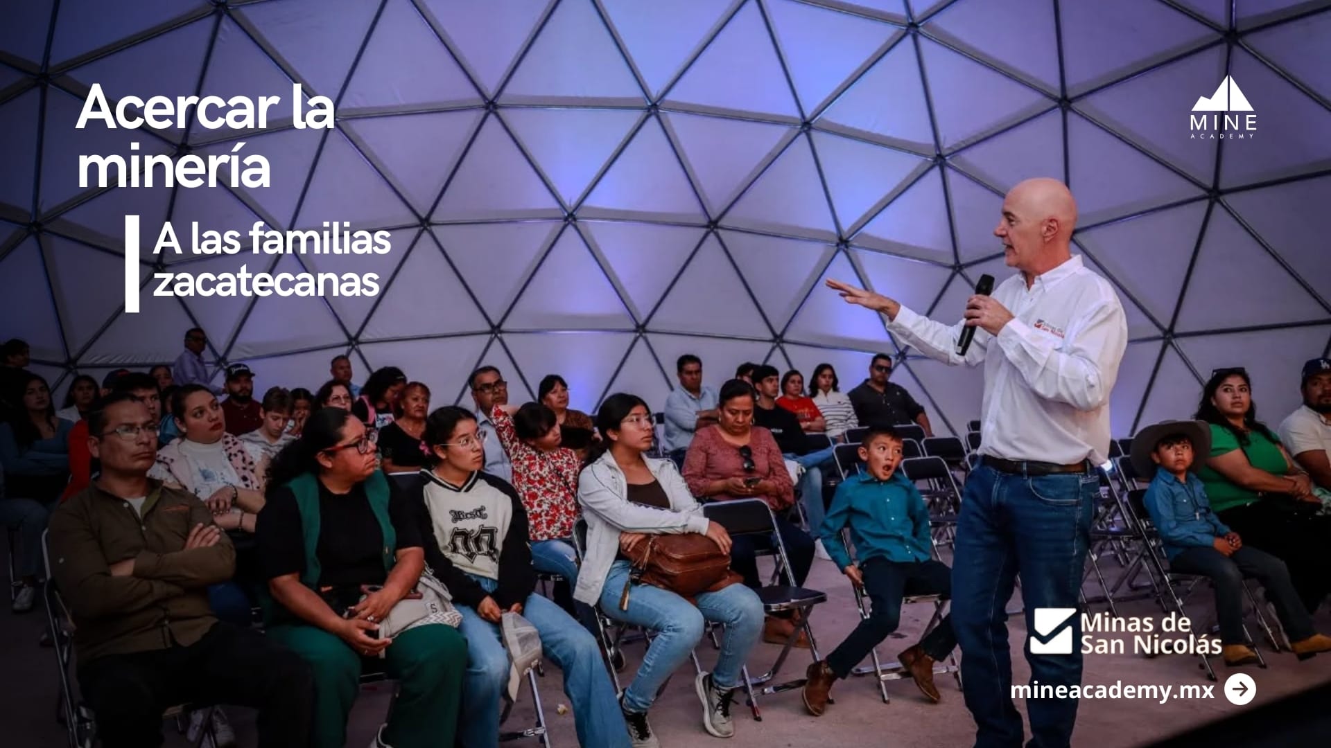 Minas de San Nicolás acerca la minería a las familias zacatecanas