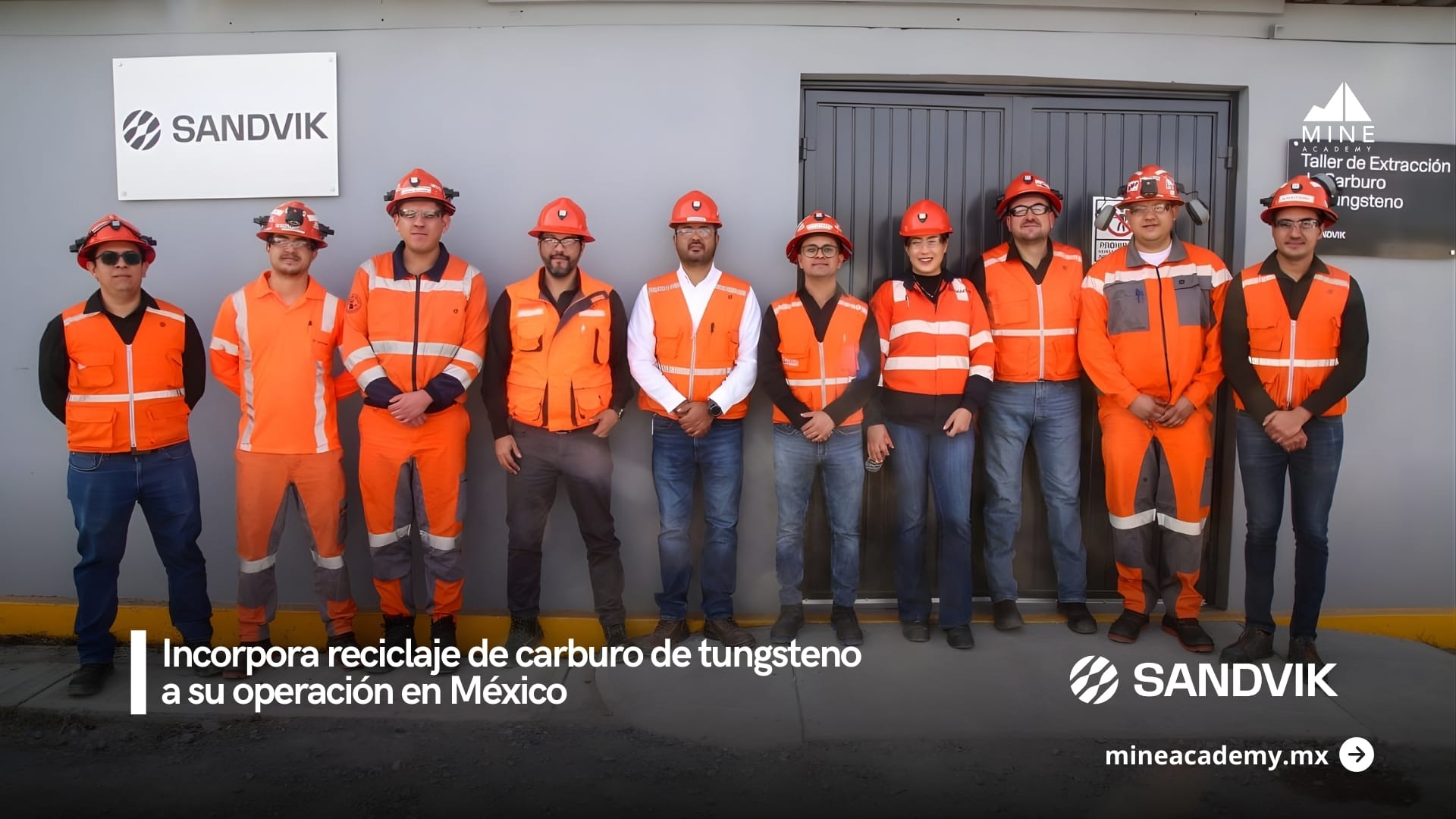Sandvik inicia operaciones de su primer taller de reciclaje de carburo de tungsteno en México