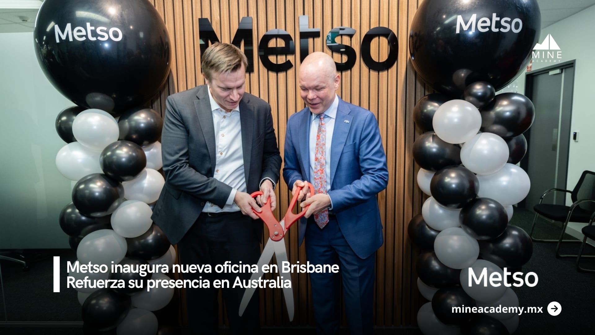Metso inaugura nueva oficina en Brisbane y refuerza su presencia en Australia